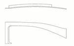 Cessna 182 window molding skylane RH 31-P0715032-10-21B. Premier Aviations