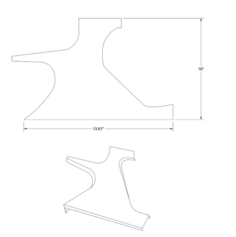 Cessna 206 stationair RH rear molding 34-P1200656-18-21B. Premier Aviations 