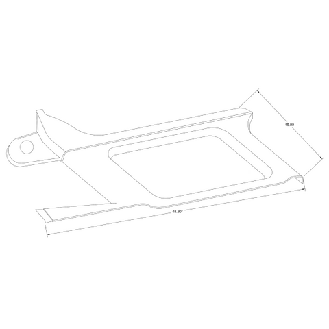 Cessna 206 stationair RH forward molding 28-P1215105-1-21B. Premier Aviations