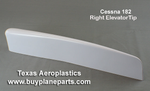 Cessna 182 Right elevator tip 31-10R-80A. Replaces OEM part number 1234608-4. Manufactured by Texas Aeroplastics.